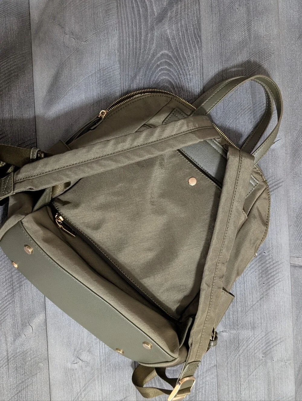 Madison West Olive Green Women’s Backpack